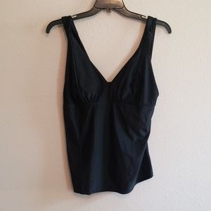 Black Swim Top